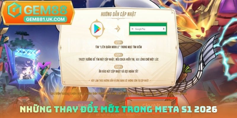 Những thay đổi mới trong meta S1 2026